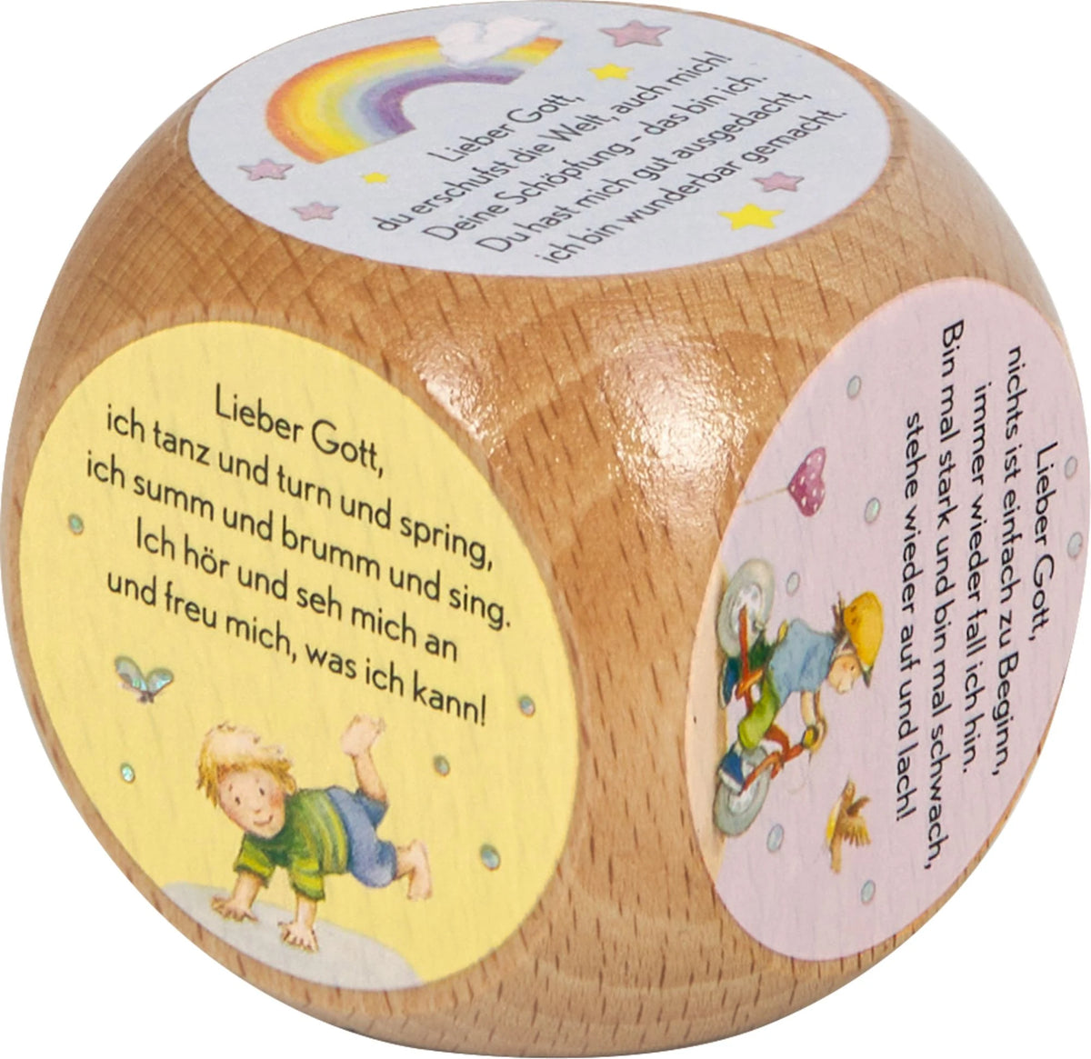 Gebetswürfel – Gott hat dich lieb, so wie du bist! – Ansicht