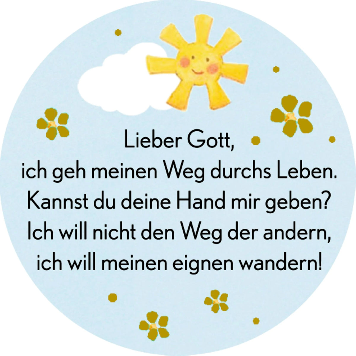 Gebetswürfel – Gott hat dich lieb, so wie du bist! – Ansicht