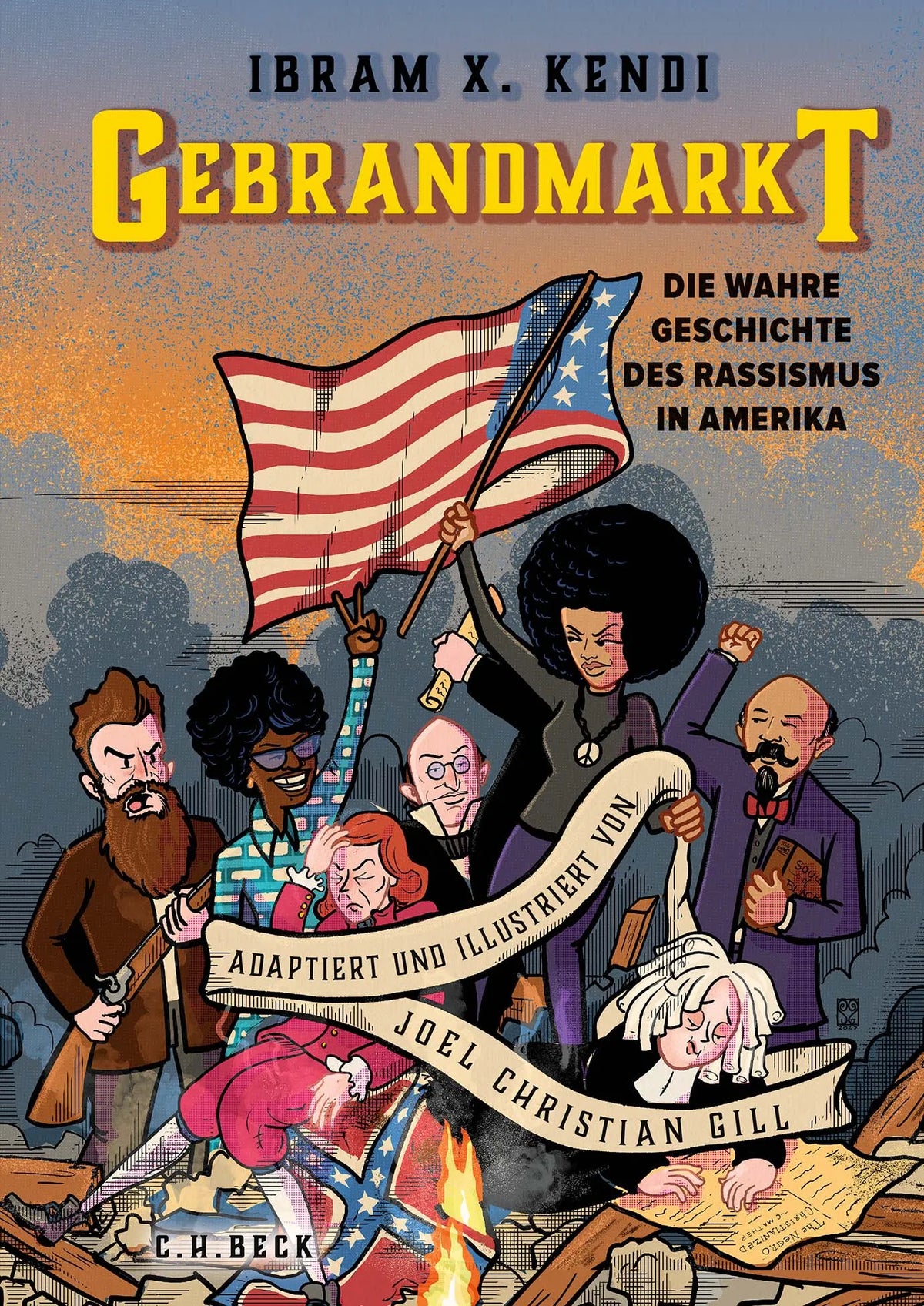 Buchcover von 'Gebrandmarkt' - Gebundene Ausgabe von Ibram X. Kendi