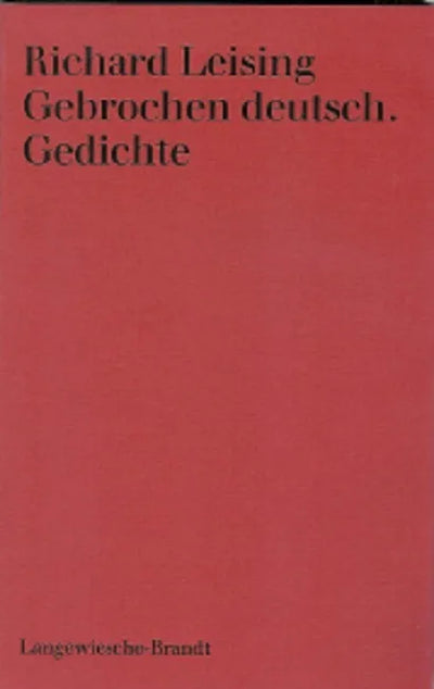 Gebrochen deutsch