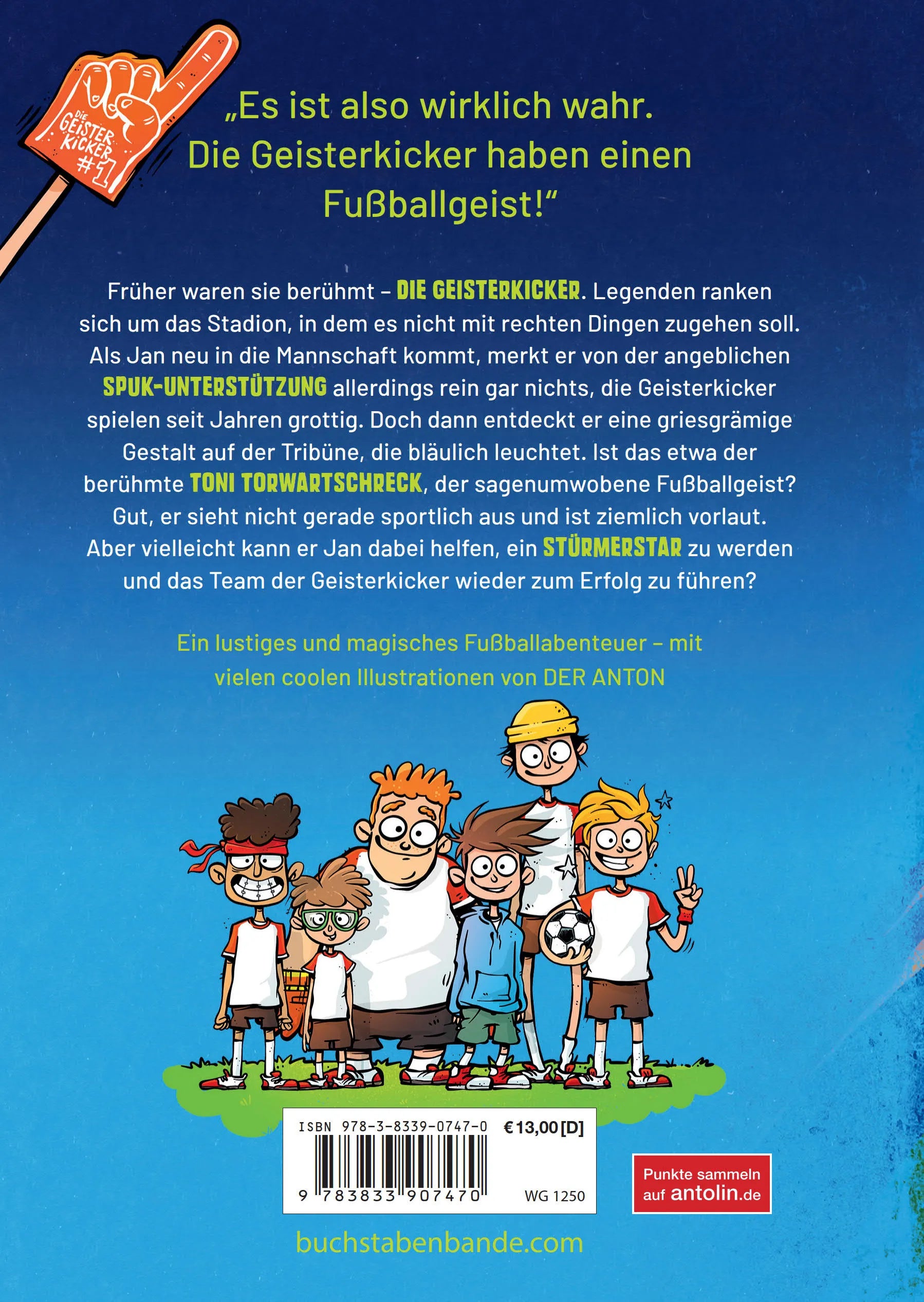 Abbildung von 'Die Geisterkicker - Nie mehr ohne Teamgeist!'