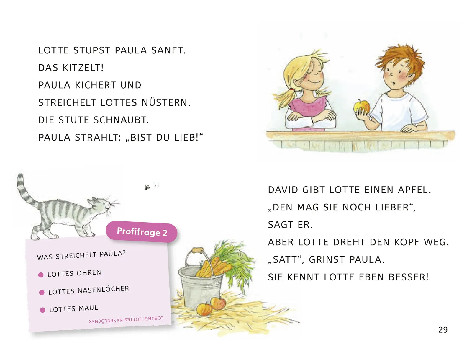 Abbildung von 'Leseprofis – GROSSBUCHSTABEN: EIN FOHLEN NAMENS SCHNUPPE, 1. Klasse'