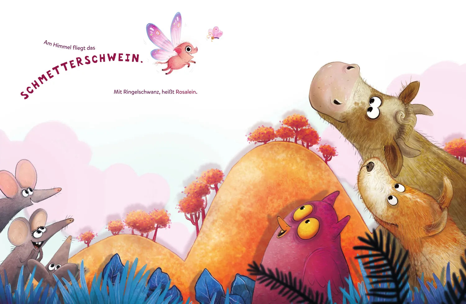 Abbildung von 'Rosalein Schmetterschwein will fliegen'