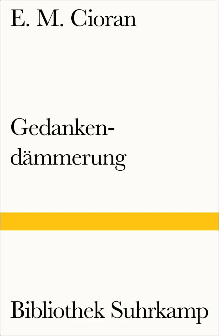 Buchcover von 'Gedankendämmerung' - Taschenbuch von E. M. Cioran