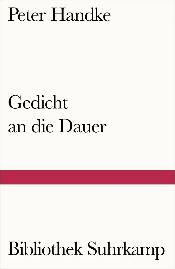 Buchcover von 'Gedicht an die Dauer' - Taschenbuch von Peter Handke