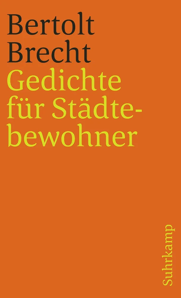 Cover: Gedichte für Städtebewohner (E-Book) von Bertolt Brecht
