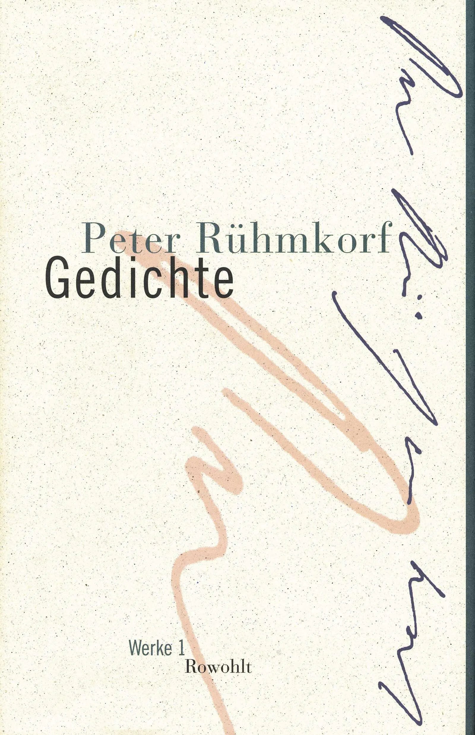 Buchcover von 'Gedichte' - Gebundene Ausgabe von Peter Rühmkorf