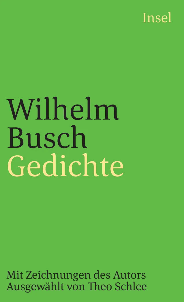 Buchcover von 'Gedichte' - Taschenbuch von Wilhelm Busch