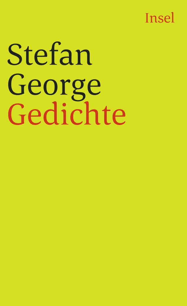 Buchcover von 'Gedichte' - Taschenbuch von Stefan George