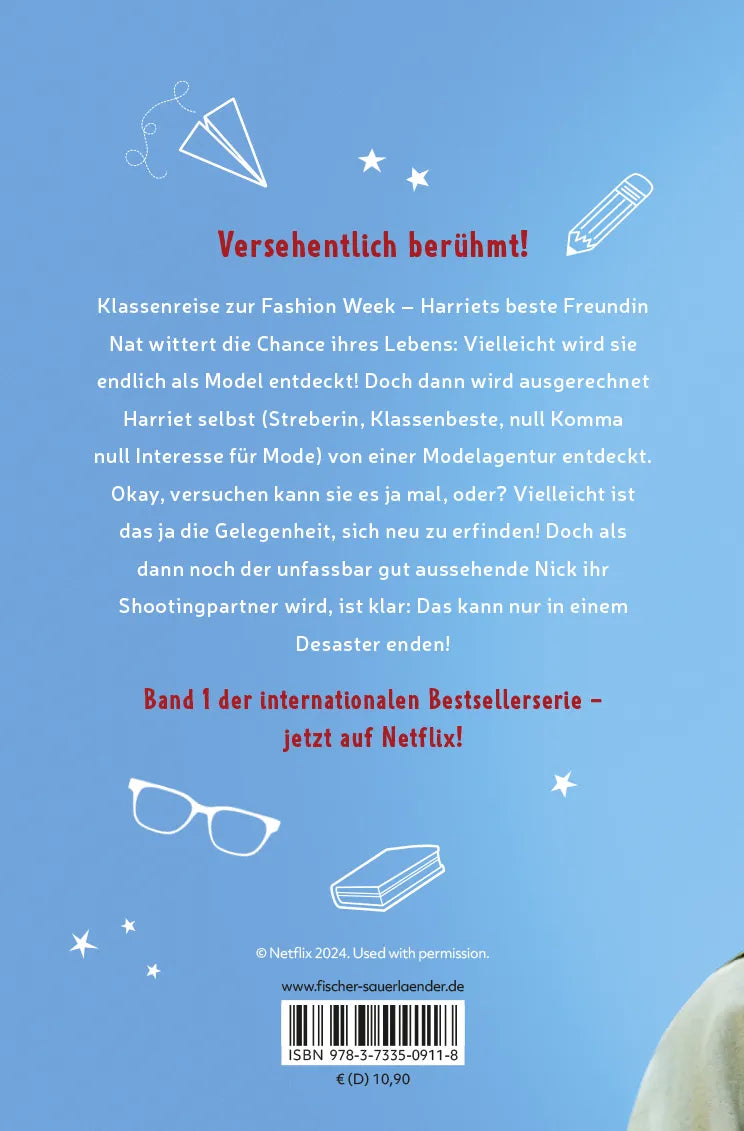 Buchrückseite von 'Geek Girl' mit Klappentext - Taschenbuch