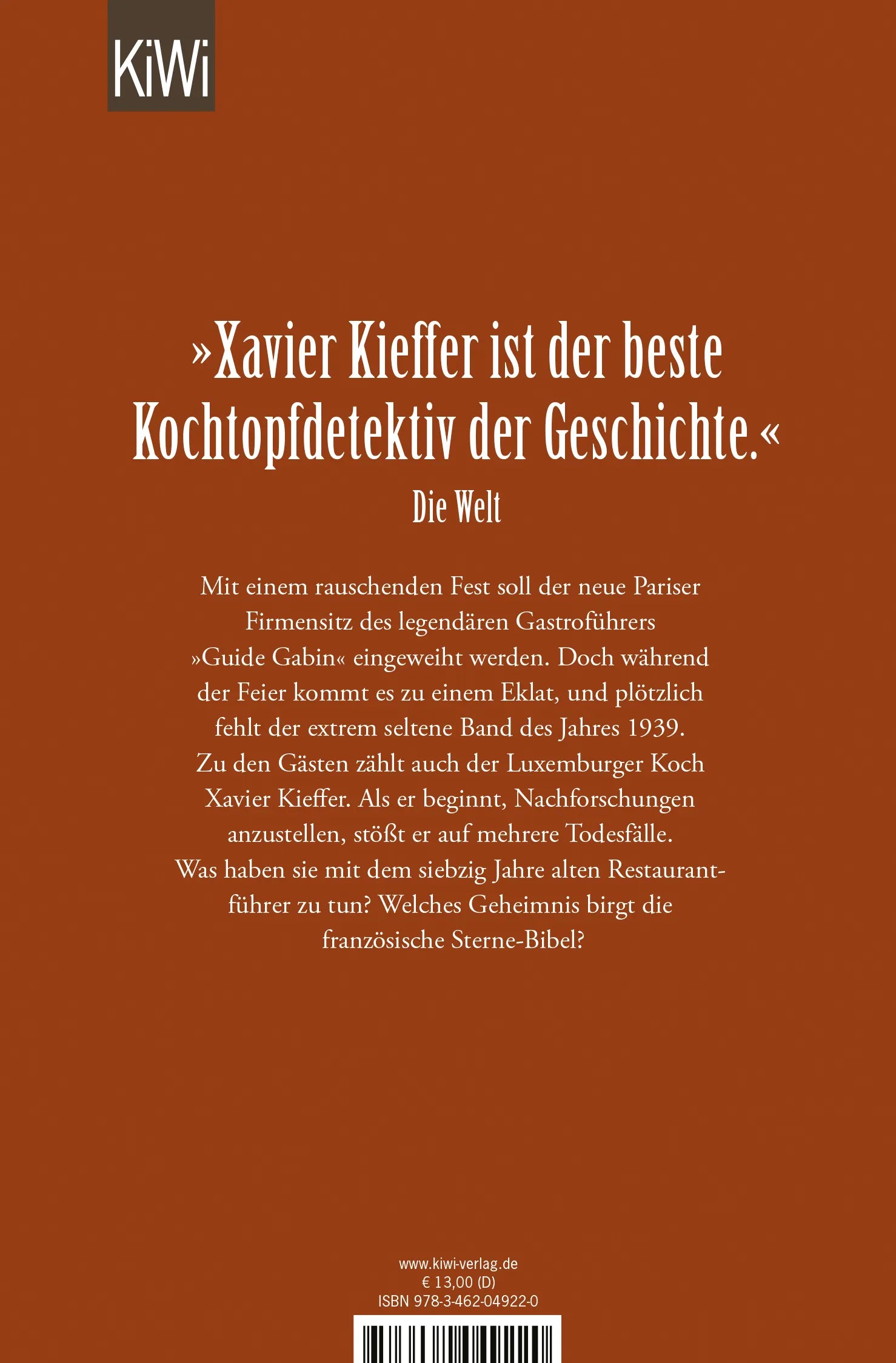 Buchrückseite von 'Gefährliche Empfehlungen' mit Klappentext - Taschenbuch