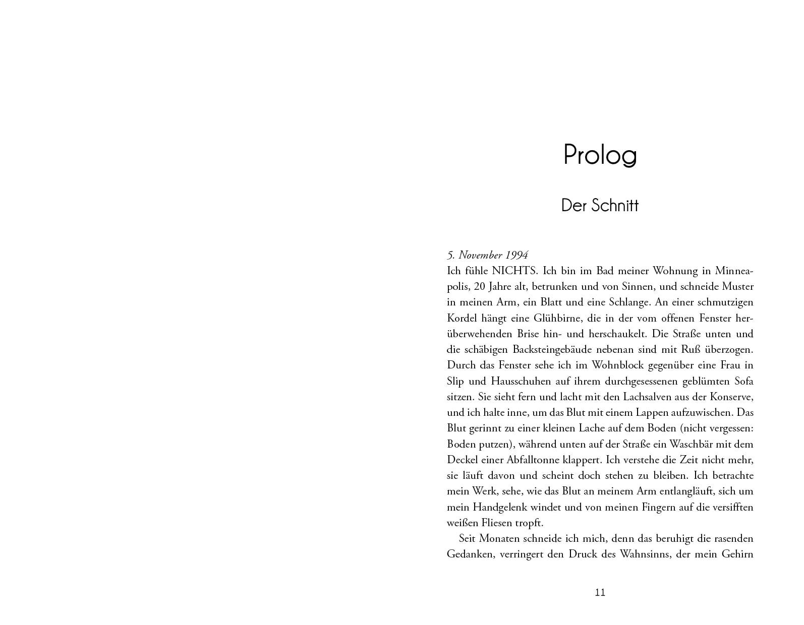 Innenansicht von 'Gefangen in meinem Selbst' - Taschenbuch