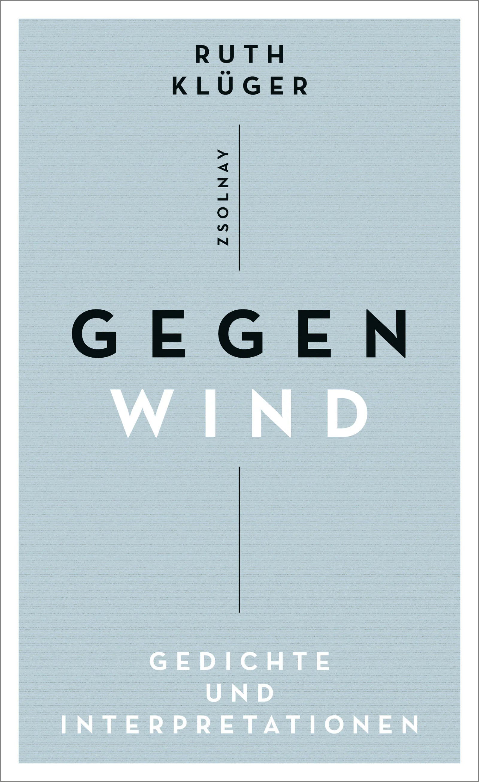 Buchcover von 'Gegenwind' - Gebundene Ausgabe von Ruth Klüger