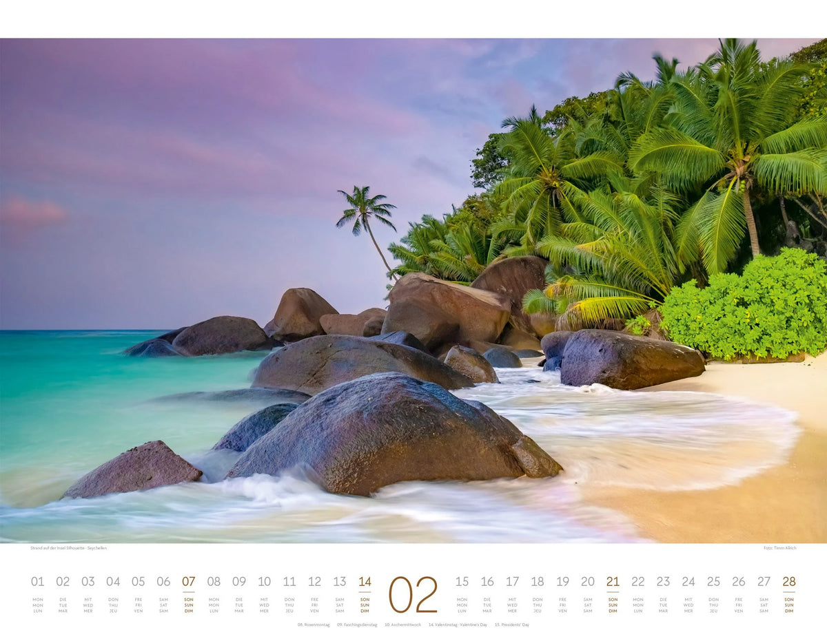 Geheime Paradiese Kalender 2027 – Ansicht