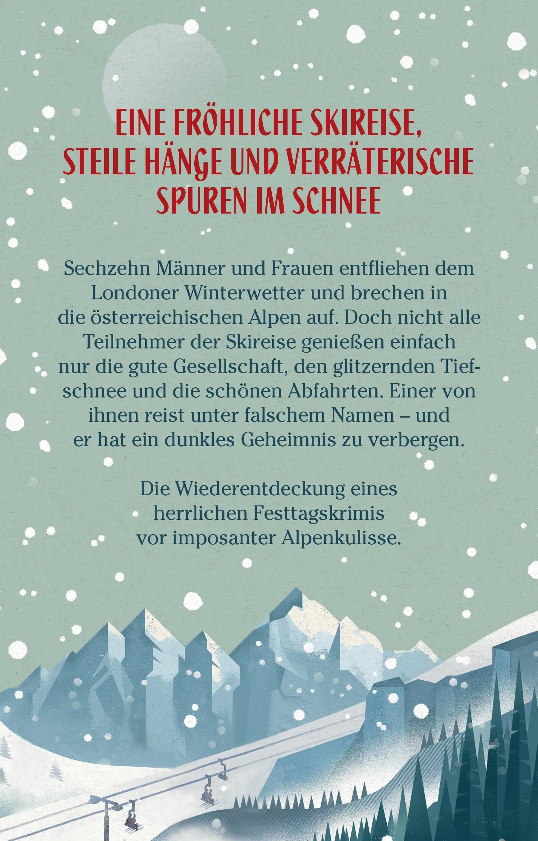 Rückseite: Geheimnis im Weihnachtsurlaub (Hardcover)