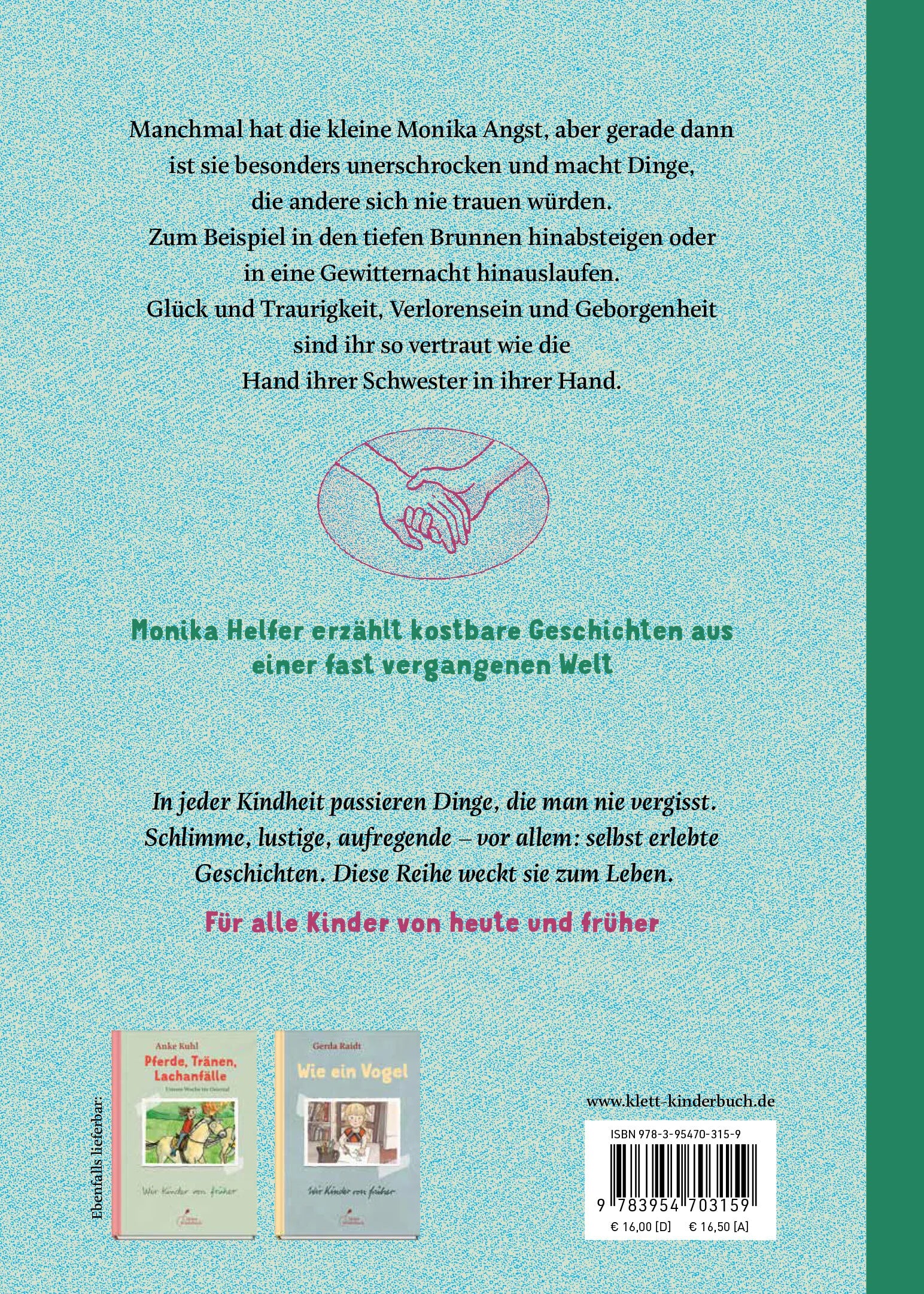 Buchrückseite von 'Geheimnis' mit Klappentext - Gebundene Ausgabe