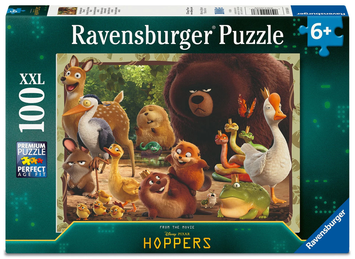 Kinderpuzzle: Kinderpuzzle 100 XXL Teile - Geheimnisse der Tierwelt