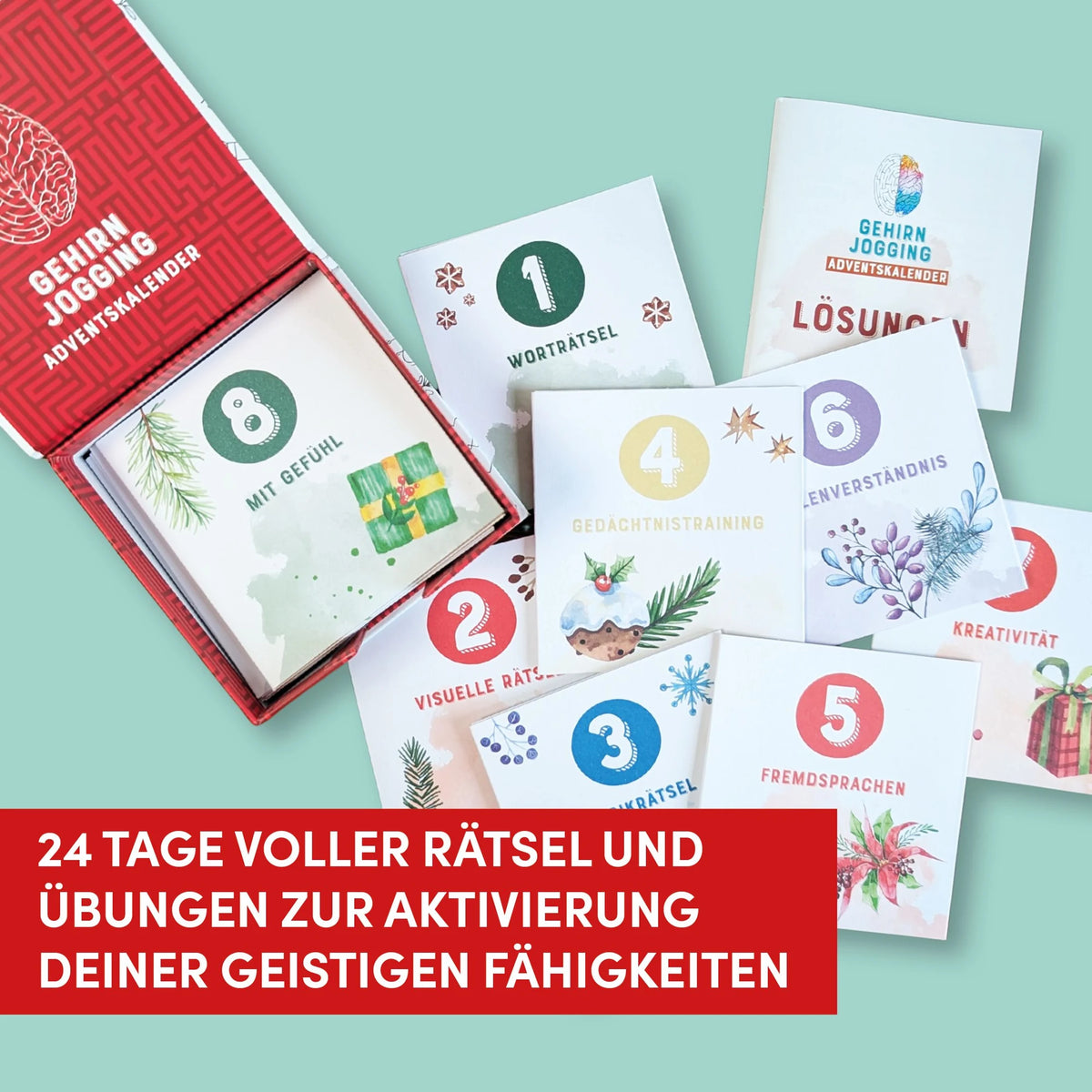 Gehirnjogging – Adventskalender – Ansicht