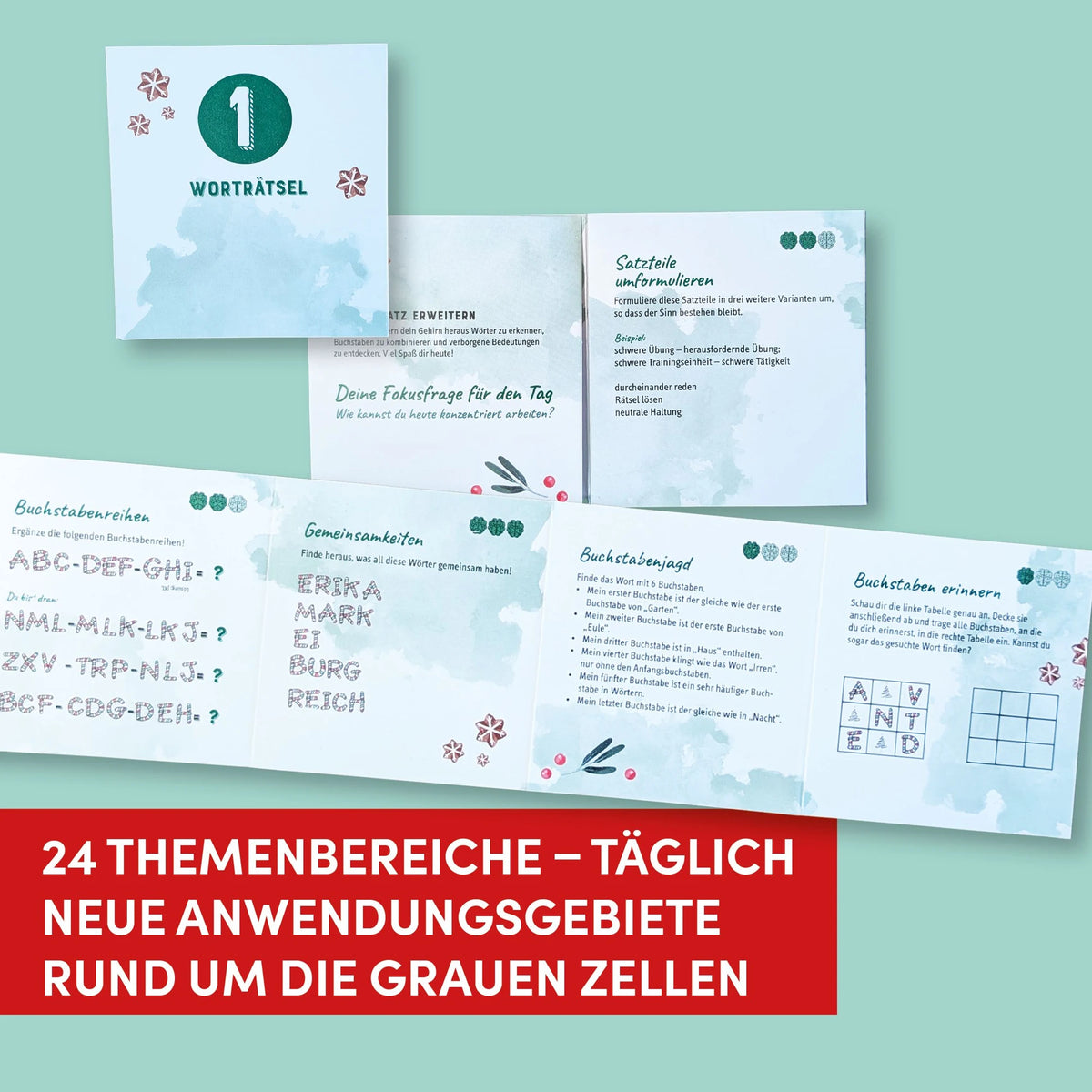 Gehirnjogging – Adventskalender – Ansicht