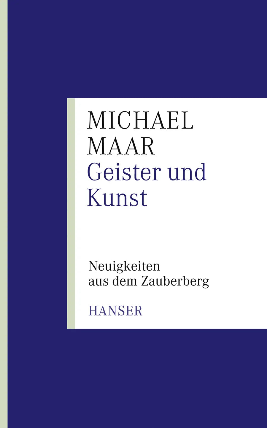 Buchcover von 'Geister und Kunst' - Taschenbuch von Michael Maar