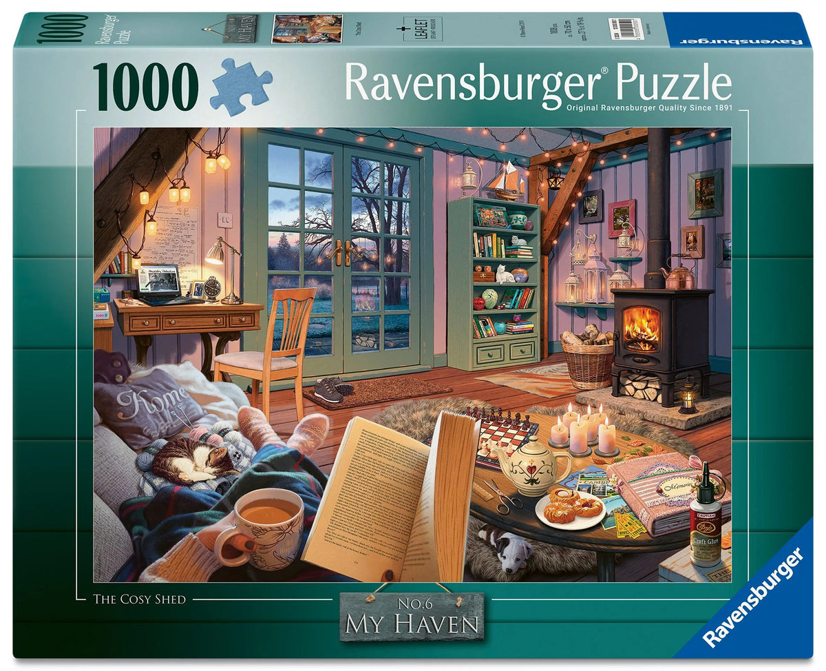 Puzzle: Erwachsenenpuzzle 1000 Teile - Gemütlicher Gartenschuppen