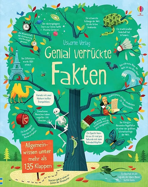 Buchcover von 'Genial verrückte Fakten' - Gebundene Ausgabe von Alex Frith