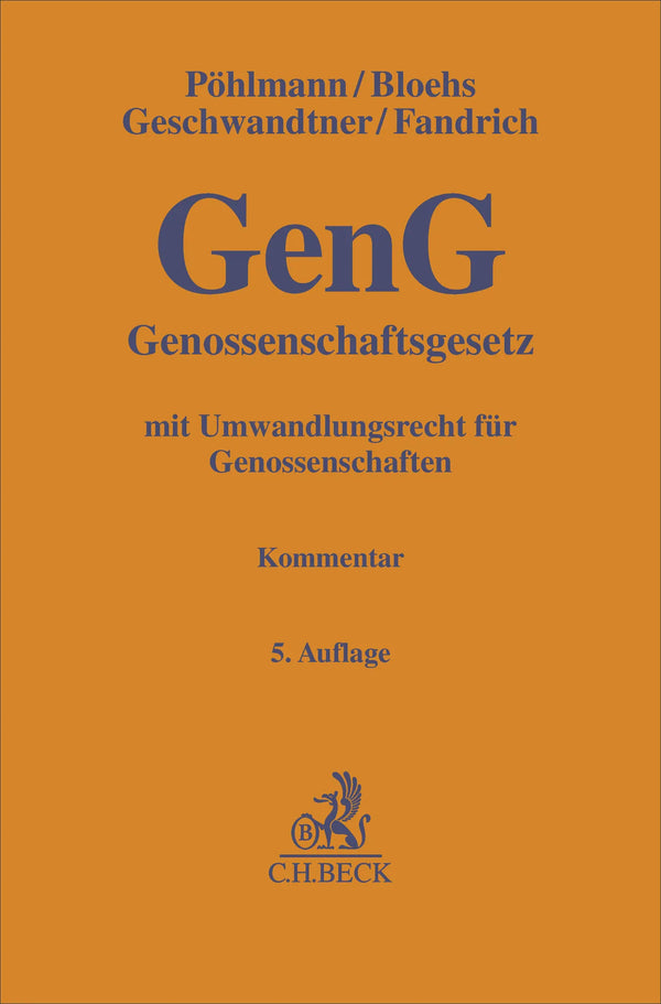 Genossenschaftsgesetz. GenG