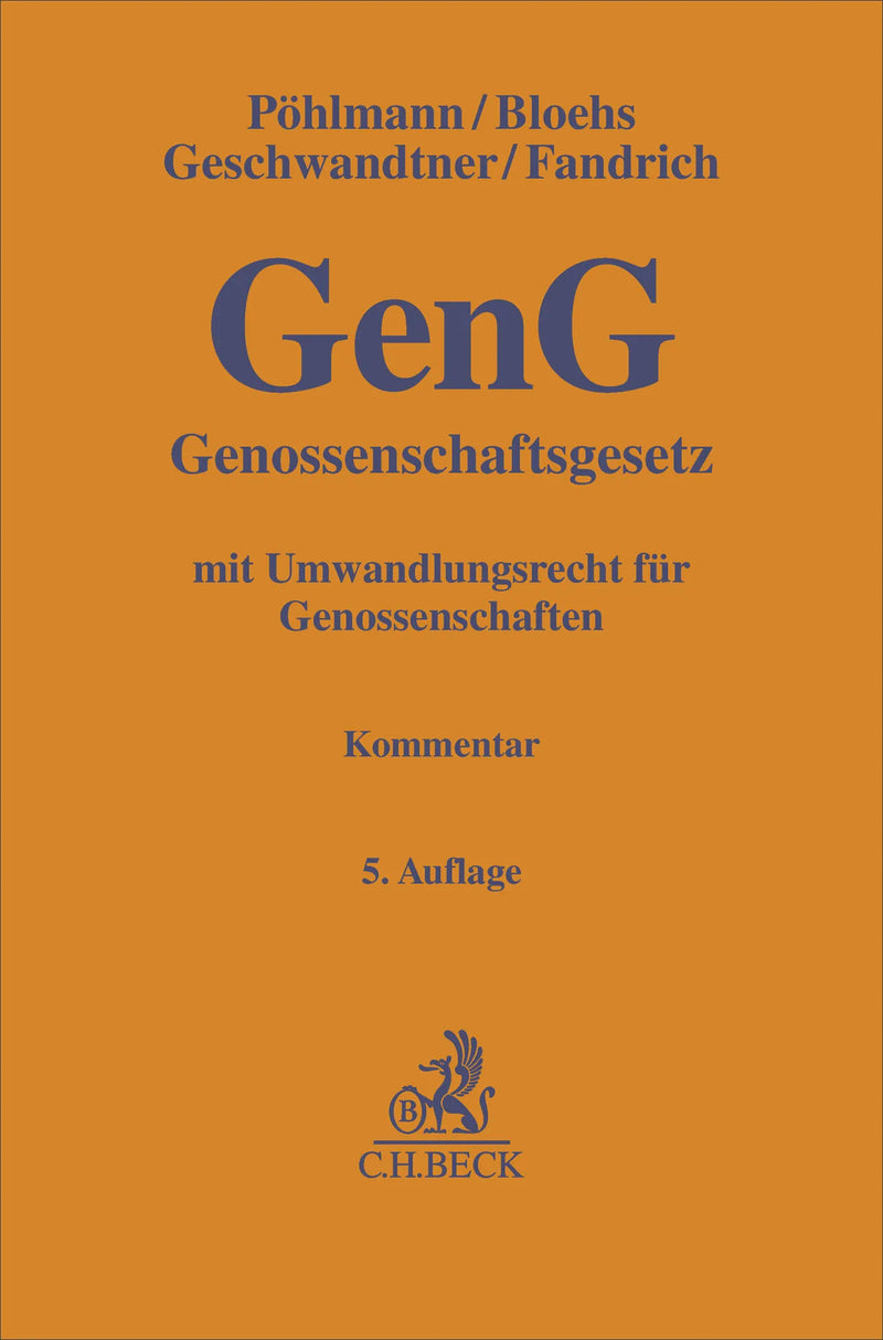 Genossenschaftsgesetz. GenG