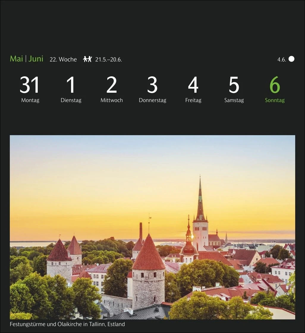 GEO Ferne Horizonte Postkartenkalender 2027 - Wochenkalender mit 53 Postkarten – Ansicht