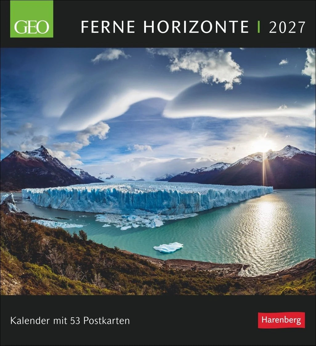 Postkartenkalender: GEO Ferne Horizonte Postkartenkalender 2027 - Wochenkalender mit 53 Postkarten