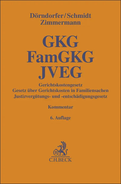 Gerichtskostengesetz, Gesetz über Gerichtskosten in Familiensachen, Justizvergütungs- und -entschädigungsgesetz. GKG, FamGKG, JVEG