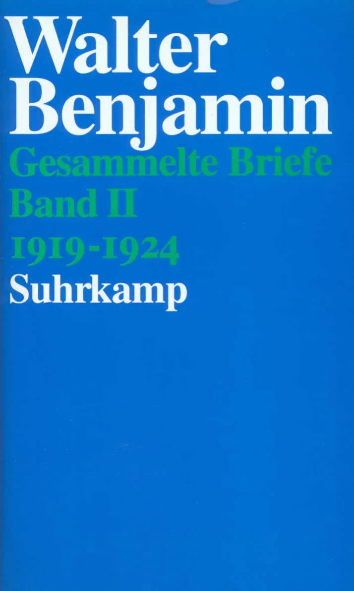 Buchcover von 'Gesammelte Briefe. 6 Bände' - Gebundene Ausgabe von Walter Benjamin