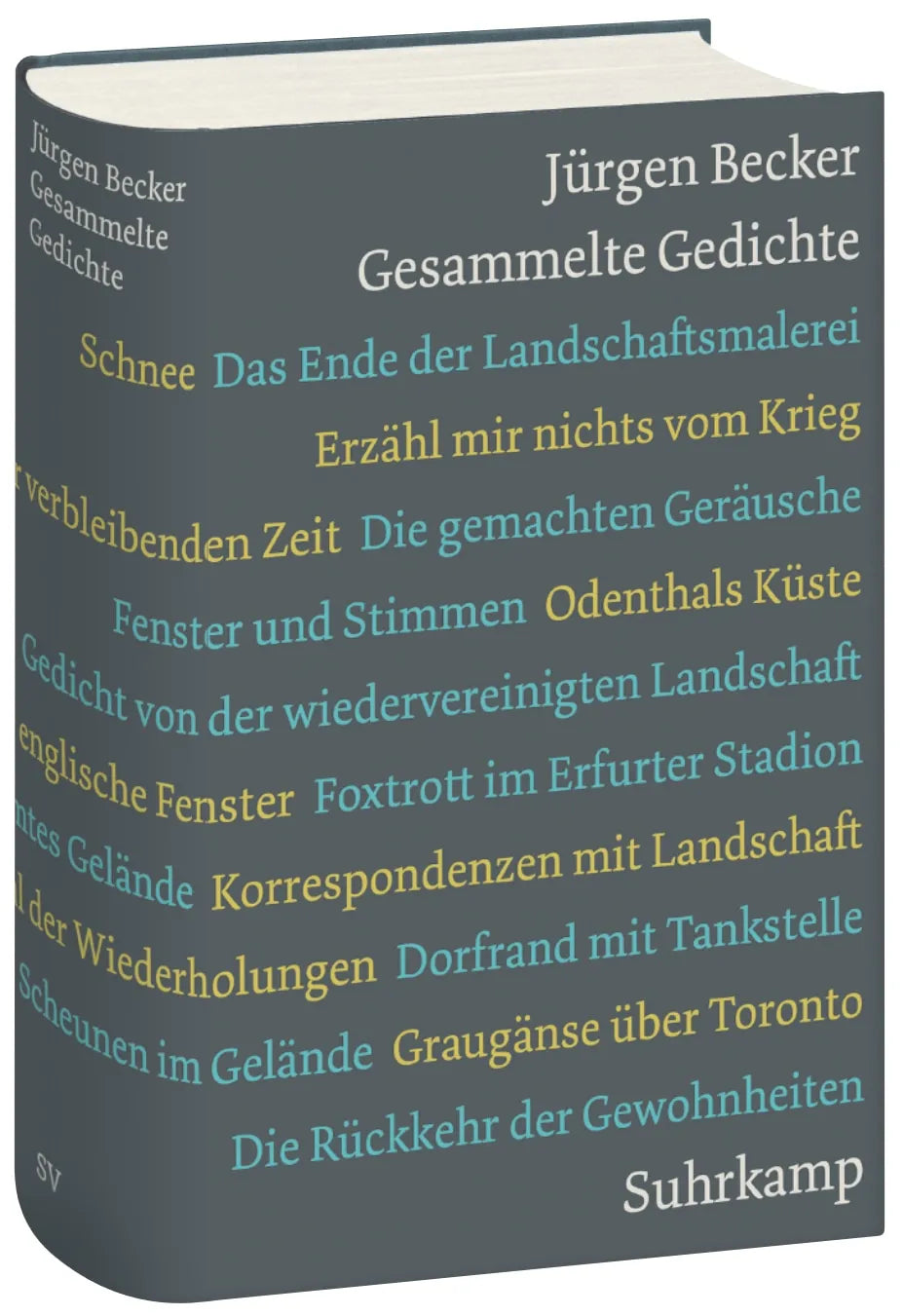 Buchcover von 'Gesammelte Gedichte' - Gebundene Ausgabe von Jürgen Becker