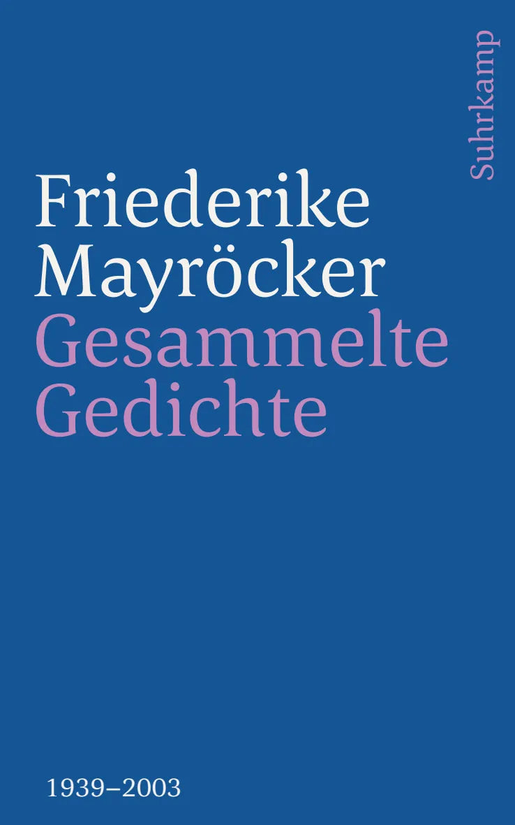 Buchcover von 'Gesammelte Gedichte' - Taschenbuch von Friederike Mayröcker