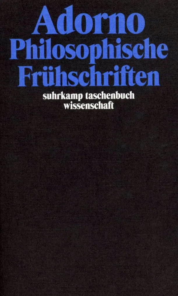 Buchcover von 'Gesammelte Schriften in 20 Bänden' - Taschenbuch von Theodor W. Adorno