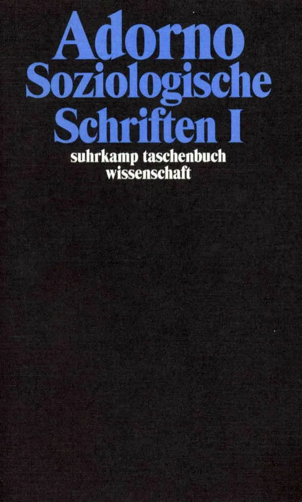 Buchcover von 'Gesammelte Schriften in 20 Bänden' - Taschenbuch von Theodor W. Adorno