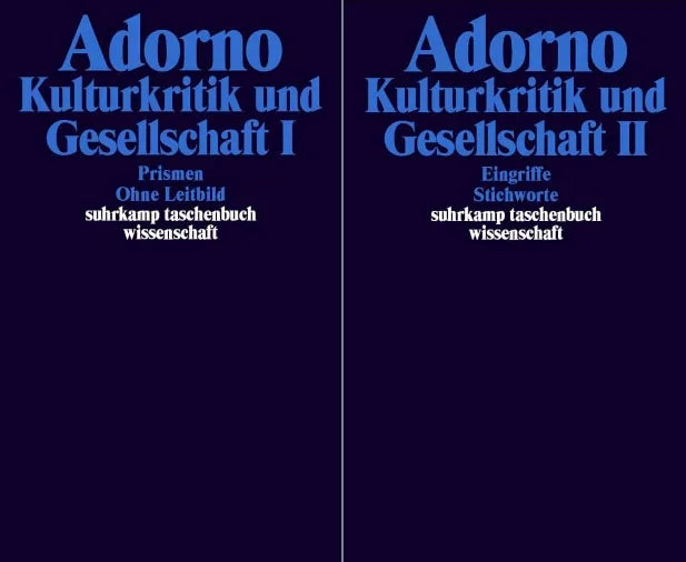 Buchcover von 'Gesammelte Schriften in 20 Bänden' - Taschenbuch von Theodor W. Adorno