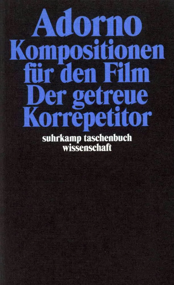 Buchcover von 'Gesammelte Schriften in 20 Bänden' - Taschenbuch von Theodor W. Adorno