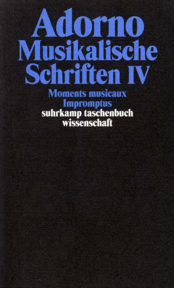 Buchcover von 'Gesammelte Schriften in 20 Bänden' - Taschenbuch von Theodor W. Adorno
