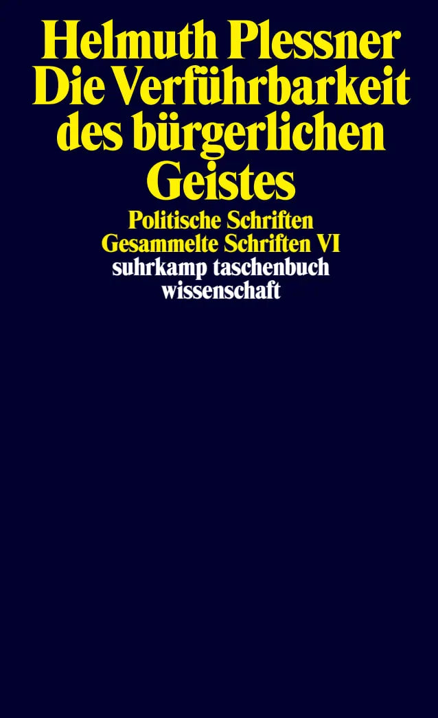 Buchcover von 'Gesammelte Schriften in zehn Bänden' - Taschenbuch von Helmuth Plessner