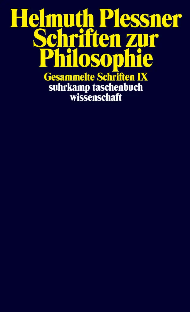 Buchcover von 'Gesammelte Schriften in zehn Bänden' - Taschenbuch von Helmuth Plessner