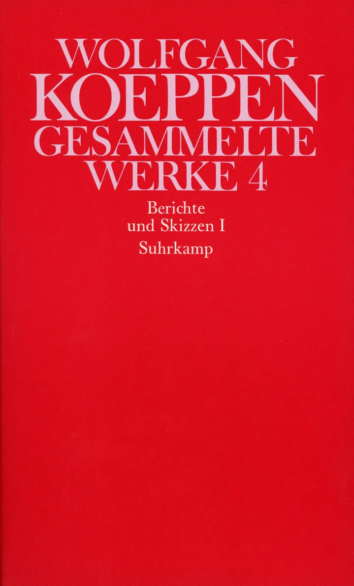 Buchcover von 'Gesammelte Werke in sechs Bänden' - Gebundene Ausgabe von Wolfgang Koeppen