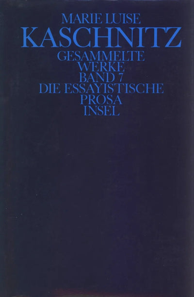 Gesammelte Werke in sieben Bänden