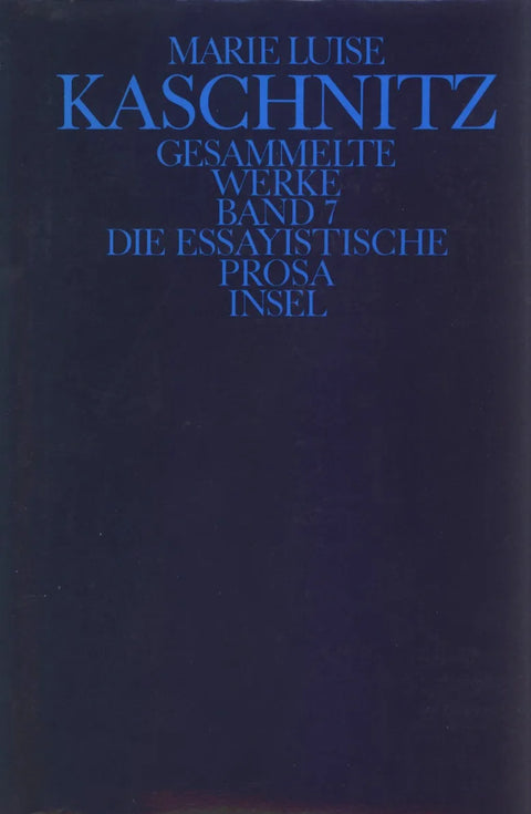 Gesammelte Werke in sieben Bänden