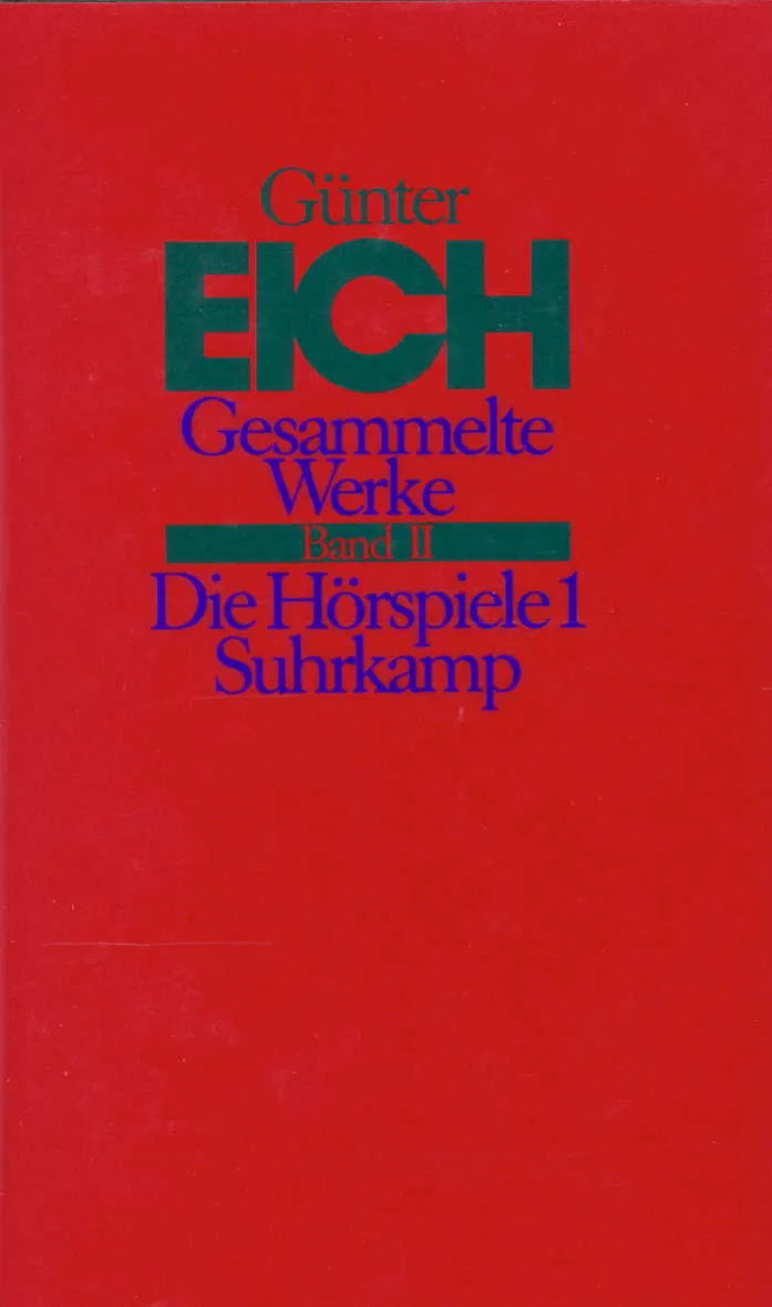 Buchcover von 'Gesammelte Werke in vier Bänden. Revidierte Ausgabe' - Gebundene Ausgabe von Günter Eich