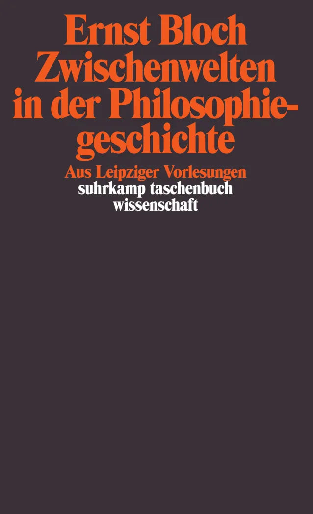 Buchcover von 'Gesamtausgabe in 16 Bänden. stw-Werkausgabe. Mit einem Ergänzungsband' - Taschenbuch von Ernst Bloch