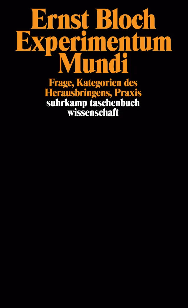 Buchcover von 'Gesamtausgabe in 16 Bänden. stw-Werkausgabe. Mit einem Ergänzungsband' - Taschenbuch von Ernst Bloch