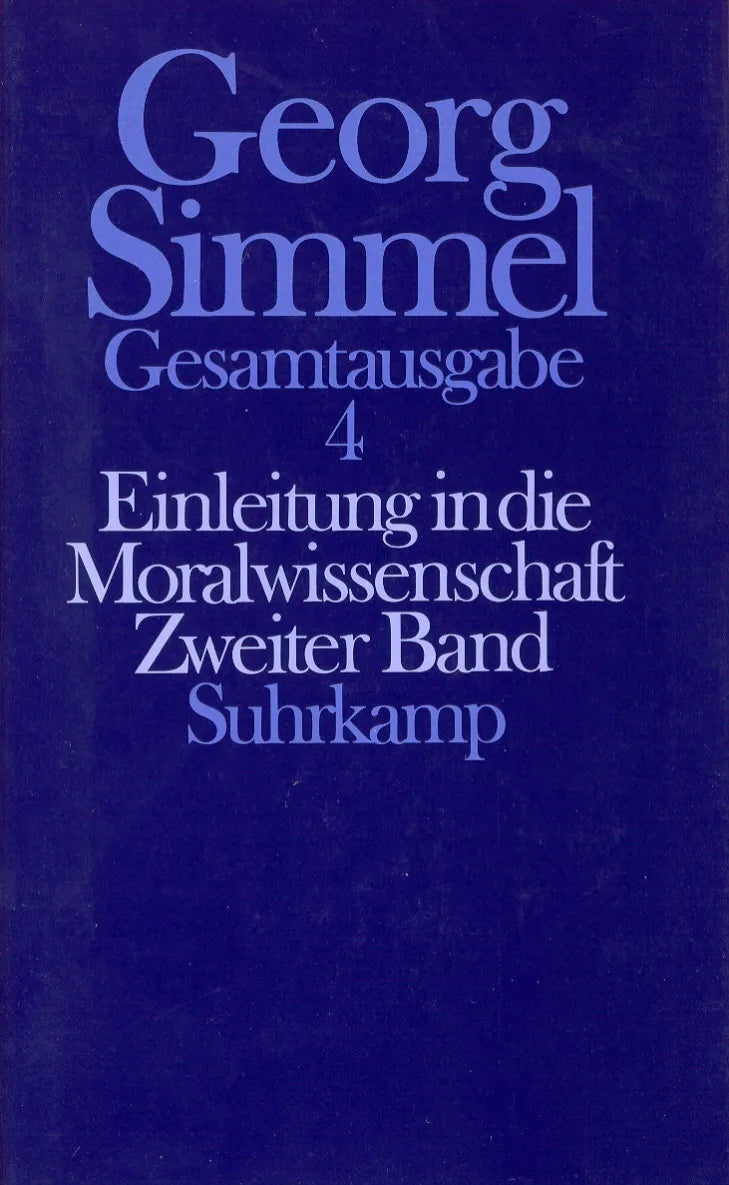 Buchcover von 'Gesamtausgabe in 24 Bänden' - Gebundene Ausgabe von Georg Simmel