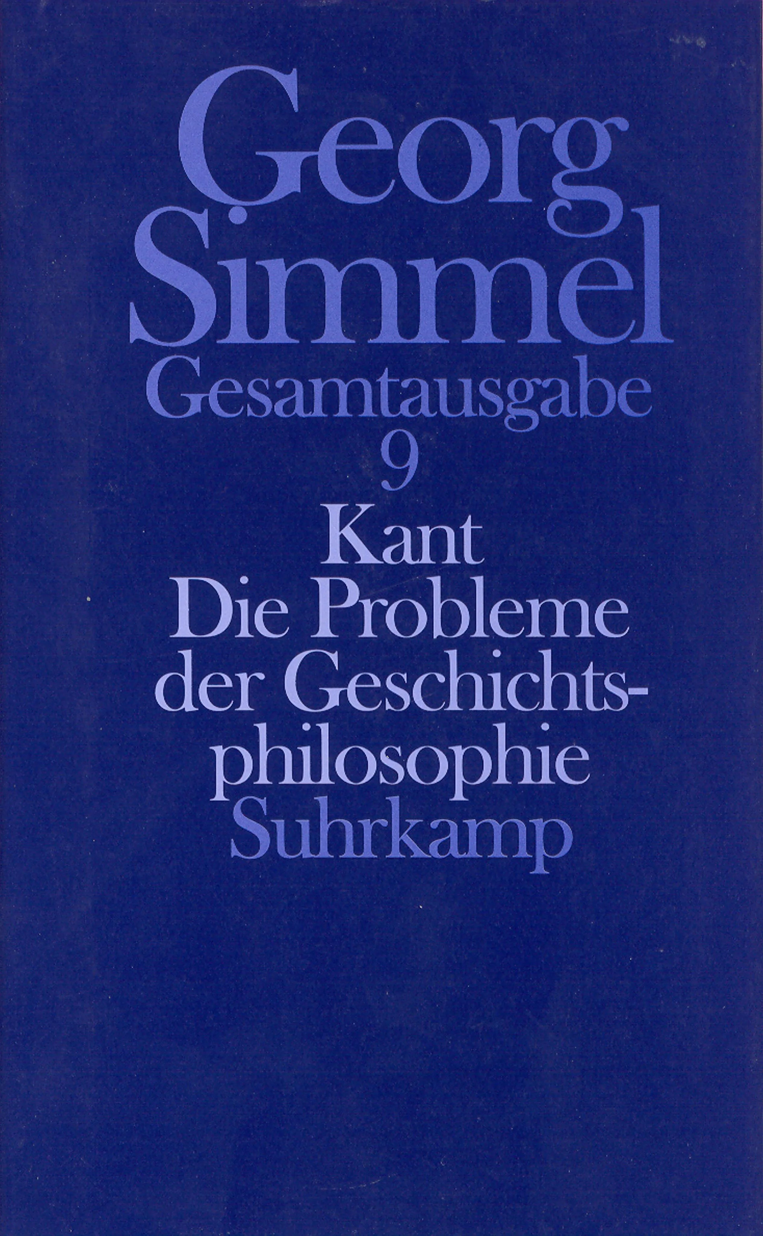 Buchcover von 'Gesamtausgabe in 24 Bänden' - Gebundene Ausgabe von Georg Simmel
