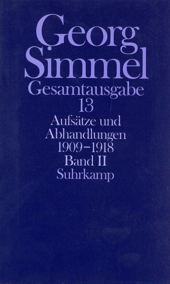Buchcover von 'Gesamtausgabe in 24 Bänden' - Gebundene Ausgabe von Georg Simmel